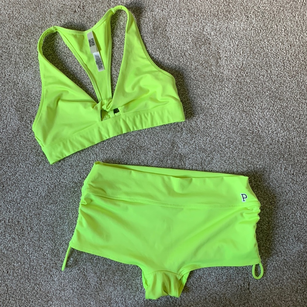 PINK Ultimate Victorias Secret Gym to Swim 2-piece Set Size Small/Medium
